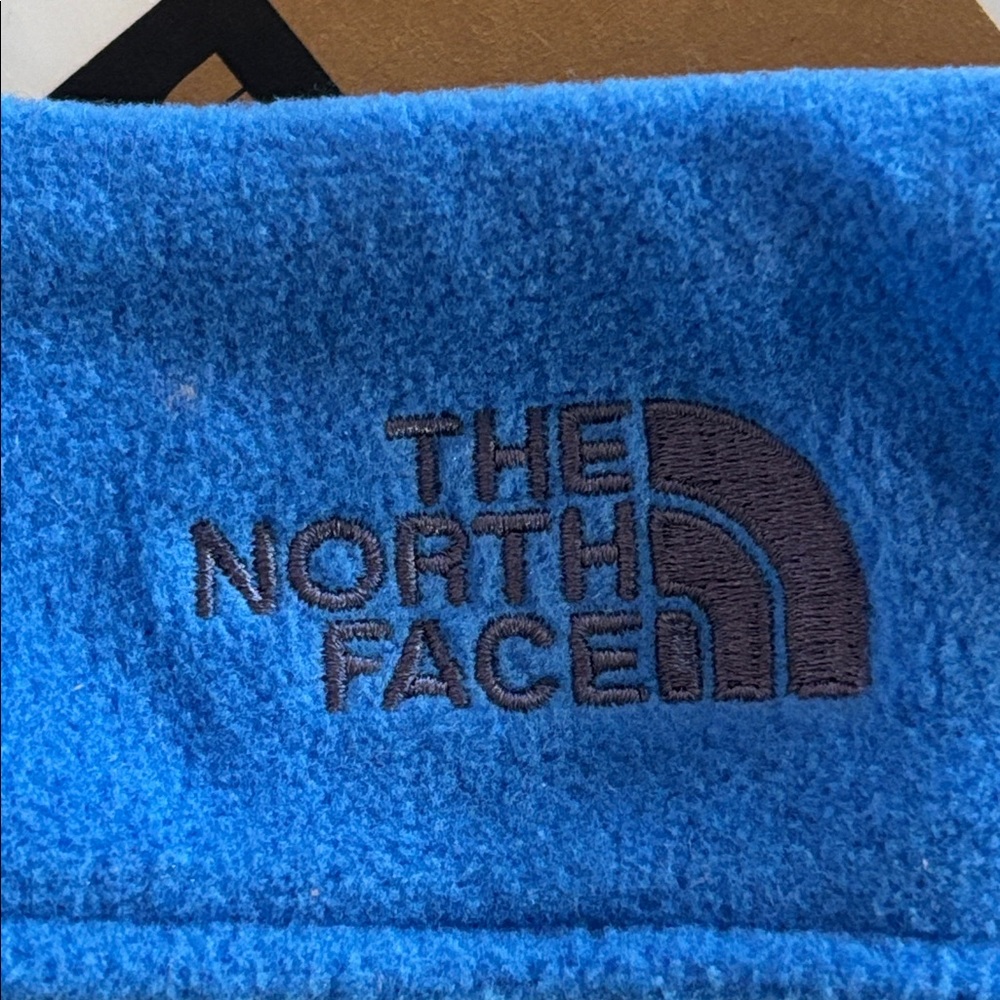 Kids North Face Royal Blue Fleece Headband with Navy Lining  Blue North Face